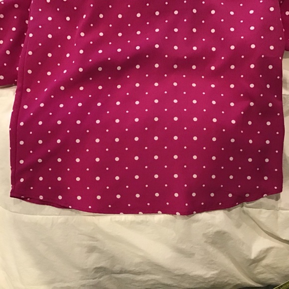 The Limited, Pink polka dot dress, size 8 - Picture 10 of 11